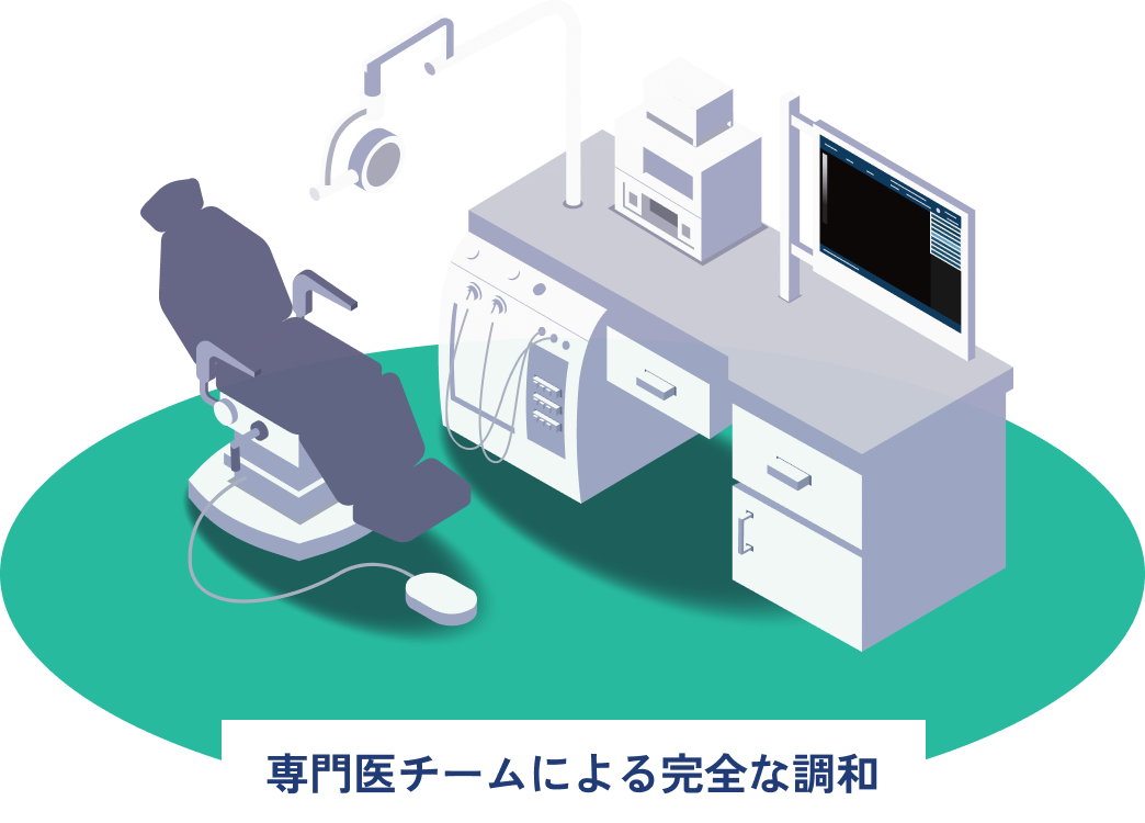 専門医チームによる完全な調和